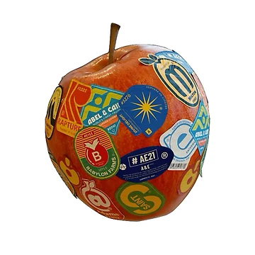 Artwork thumbnail, Sticker Apple by sofisstickerbox