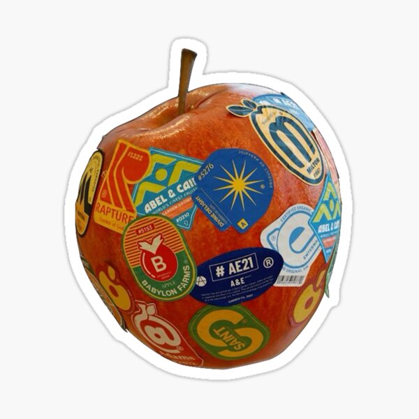 Artikel-Vorschau von Aufkleber Apfel, designt und verkauft von sofisstickerbox.