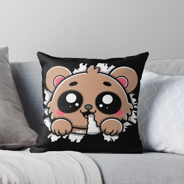 Item preview, Kawaii Bear Chewing Through designed and sold by eternallygifted.