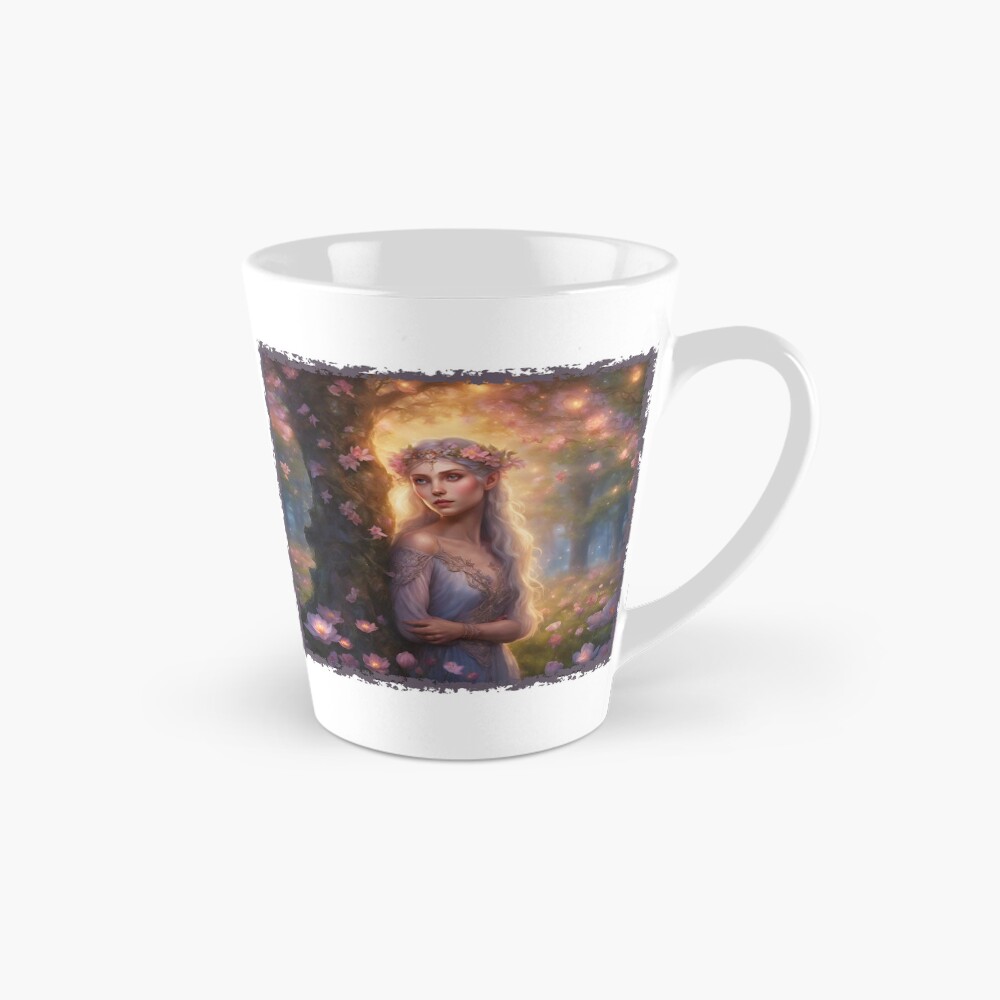 Vista previa del artículo con la obra «Taza cónica», diseñado y vendido por BatJamDesigns.