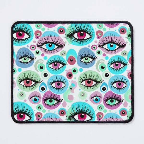 Item preview, Enchanting Eyes With Long Glam Eye Lashes In Blues Greens And Purples designed and sold by CarrollGene.