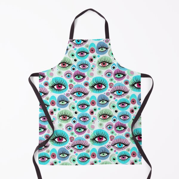 Item preview, Enchanting Eyes With Long Glam Eye Lashes In Blues Greens And Purples designed and sold by CarrollGene.