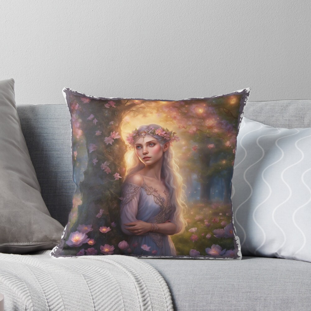 Vista previa del artículo con la obra «Cojín», diseñado y vendido por BatJamDesigns.