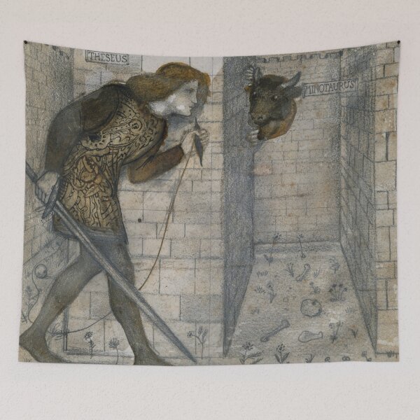 Item preview, Theseus and the Minotaur in the Labyrinth - Edward Burne-Jones designed and sold by Onodera.