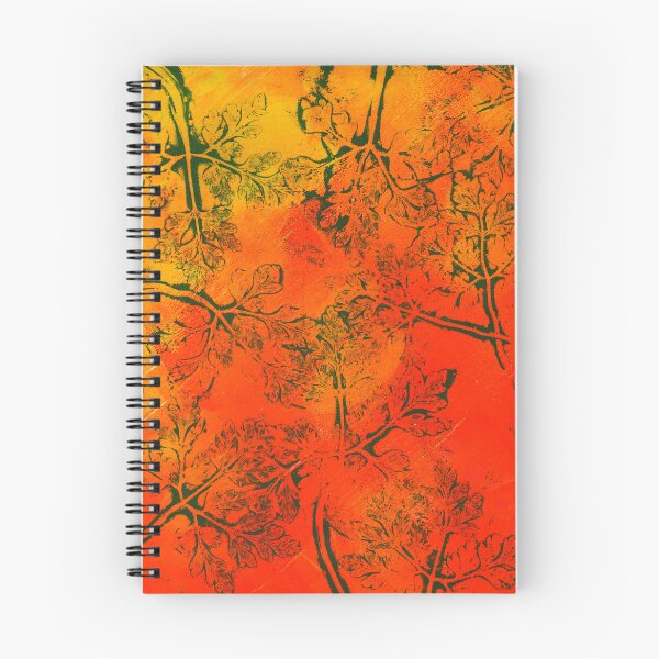 Item preview, Herb Robert Gelli Plate Print in Warm Colours designed and sold by LymphomaLass.