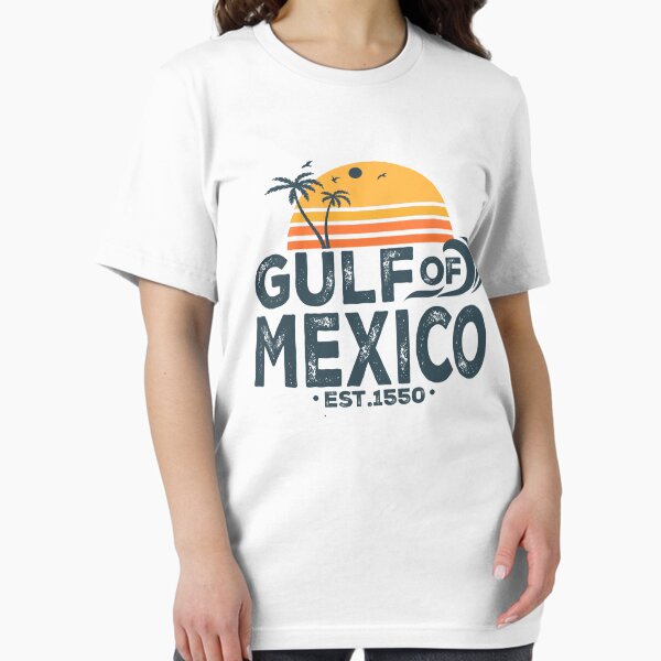 Item preview, Gulf of Mexico Est. 1550 Tropical Beach Travel Souvenir T-Shirt designed and sold by lena-whitaker.