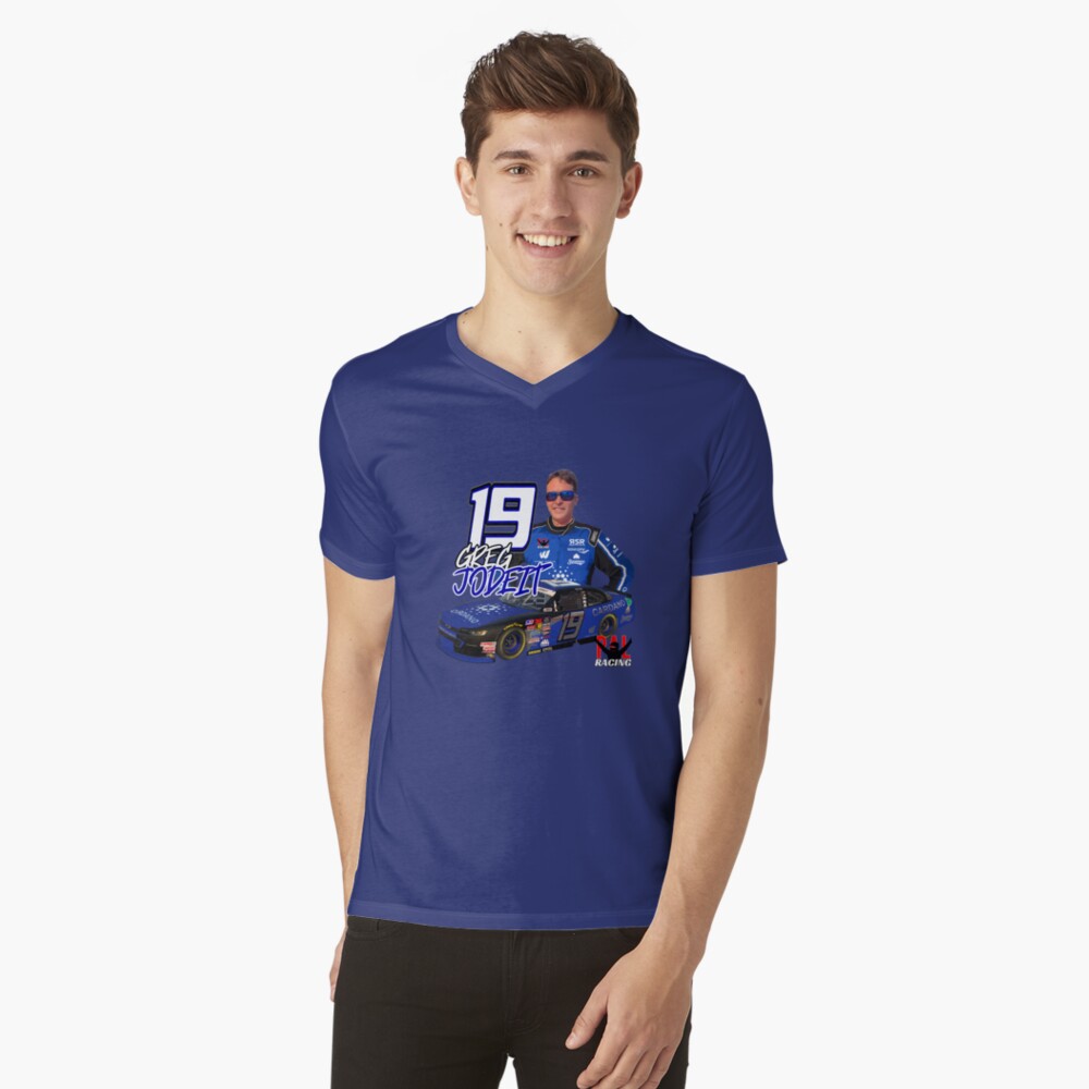 Vista previa del artículo con la obra «Camiseta de cuello en V», diseñado y vendido por cowboynoah.