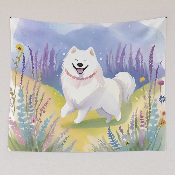 Item preview, Watercolour Samoyed  designed and sold by TheresaNicole.