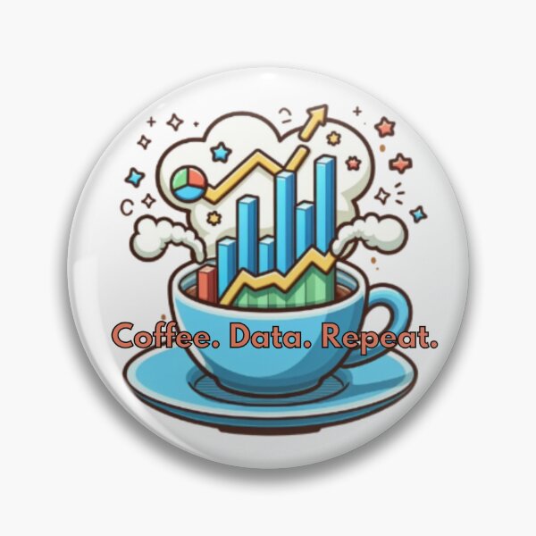 Item preview, Coffee. Data. Repeat.  designed and sold by Whimsical Design Space.