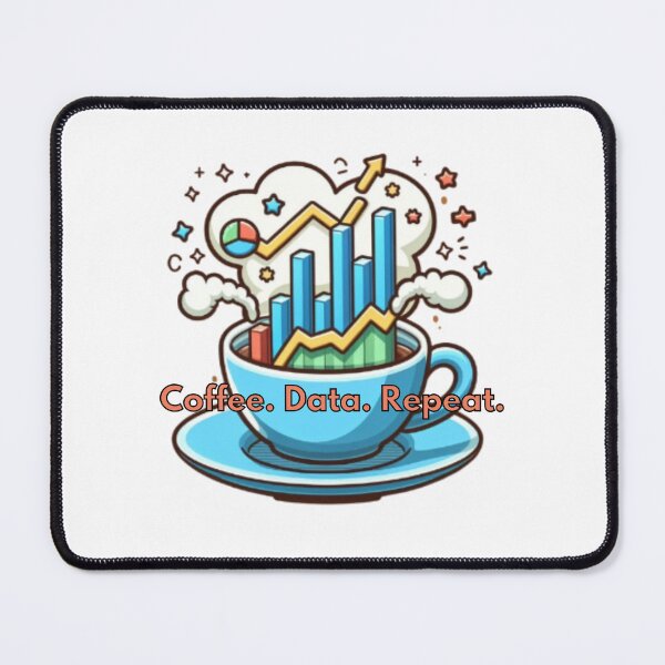 Item preview, Coffee. Data. Repeat.  designed and sold by Whimsical Design Space.