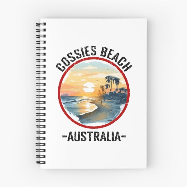 Item preview, Cossies Beach - Australia (with Black Lettering) designed and sold by VelvetRoom.