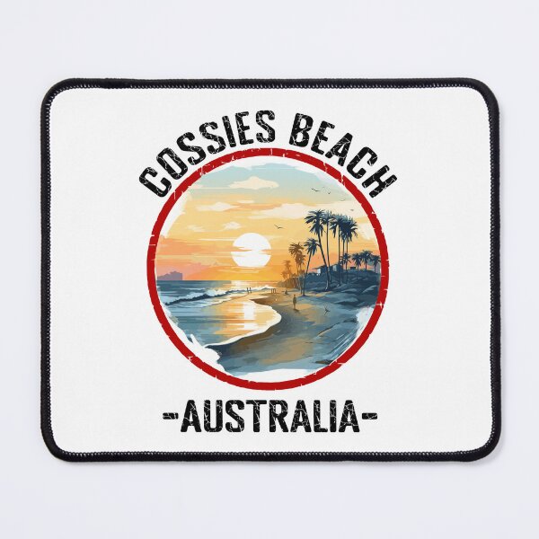 Item preview, Cossies Beach - Australia (with Black Lettering) designed and sold by VelvetRoom.