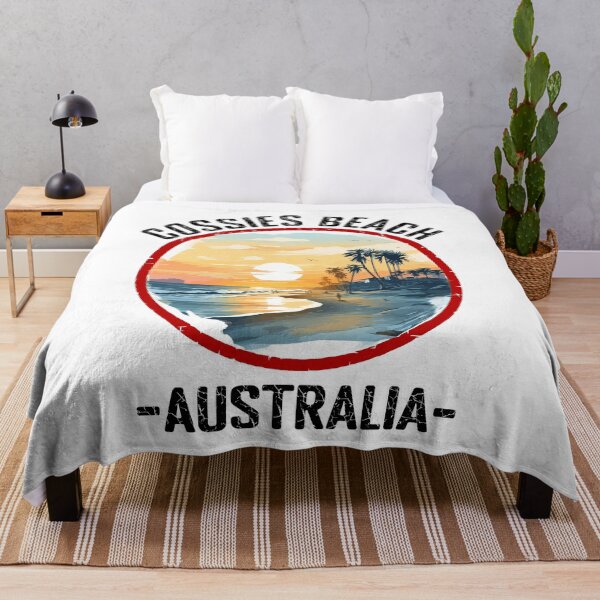 Item preview, Cossies Beach - Australia (with Black Lettering) designed and sold by VelvetRoom.