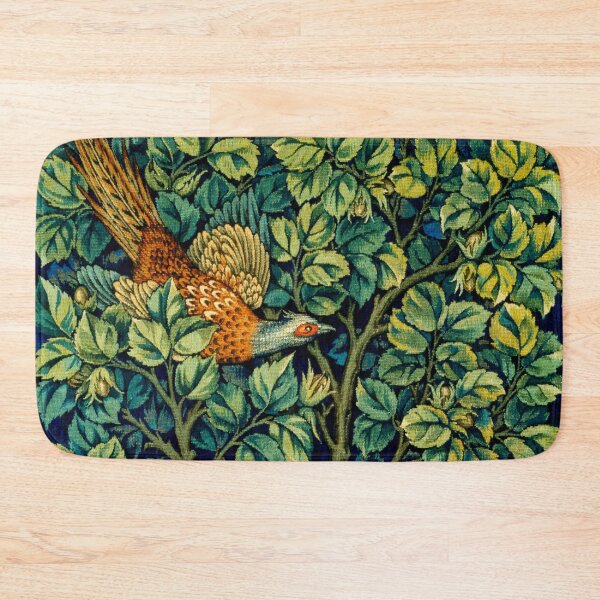Item preview, William Morris Tapestry Pheasant, Squirrel, and Songbird designed and sold by Pixelchicken.