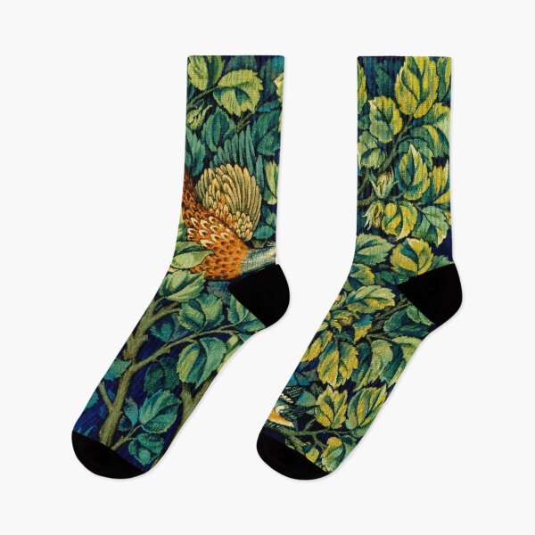 Item preview, William Morris Tapestry Pheasant, Squirrel, and Songbird designed and sold by Pixelchicken.
