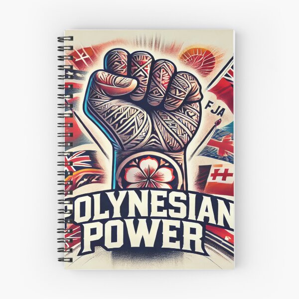 Item preview, "POLYNESIAN POWER – Raised Fist with Pacific Flags & Tribal Tattoos" designed and sold by PolynesianLIFE.