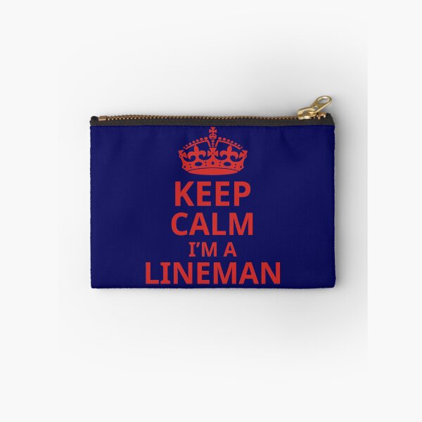 Item preview,  Keep Calm I'm A Lineman. Funny Lineman Quote. Gift For Lineman. designed and sold by DesignHouse07.