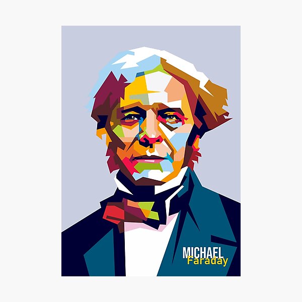 Item preview, Michael Faraday designed and sold by Ekira Pop Pixel.