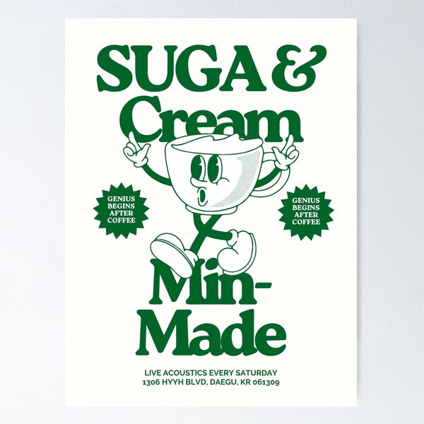 Item preview, SUGA & Cream Coffee Shop designed and sold by smeraldosecrets.