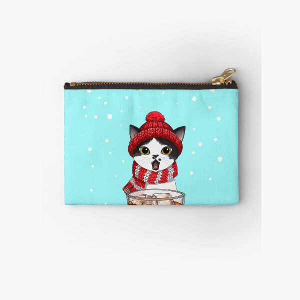 Item preview, cute cat with a iced coffee  designed and sold by Dalbongju.
