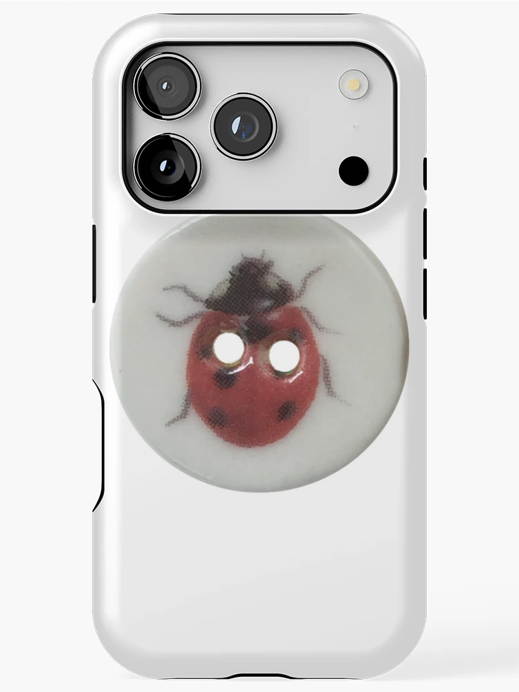 Thumbnail 1 of 4, iPhone Case, Ladybug Button designed and sold by sofisstickerbox.