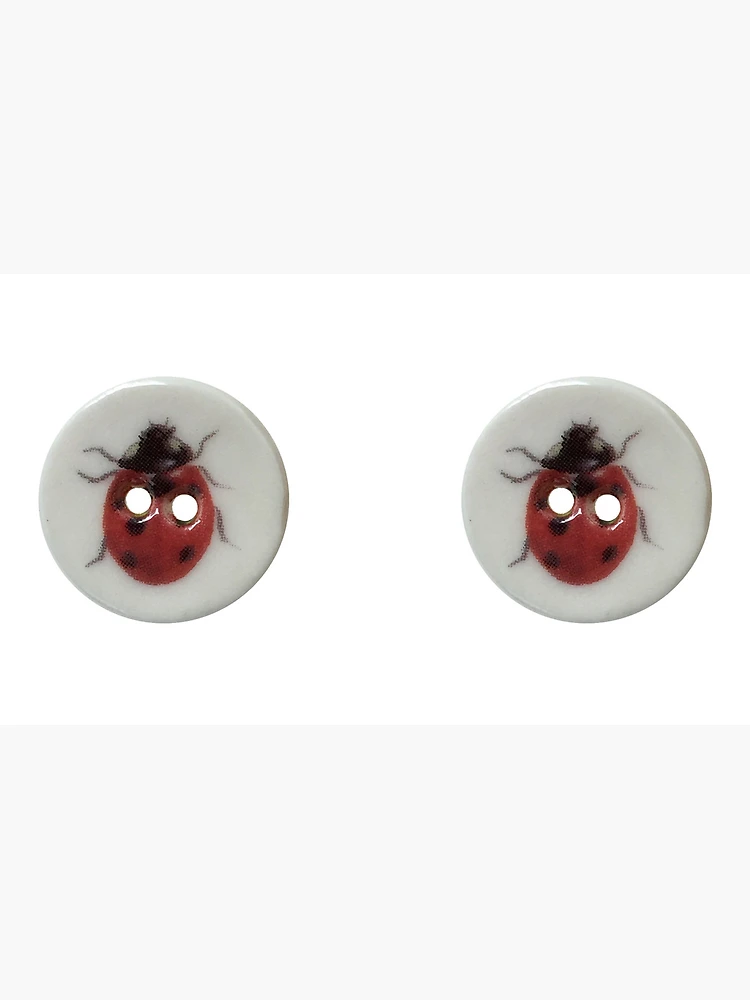 Thumbnail 4 of 4, Coffee Mug, Ladybug Button designed and sold by sofisstickerbox.