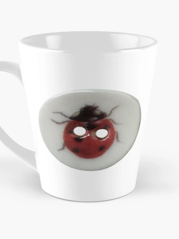 Thumbnail 3 of 4, Coffee Mug, Ladybug Button designed and sold by sofisstickerbox.