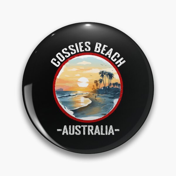 Item preview, Cossies Beach - Australia (with White Lettering) designed and sold by VelvetRoom.