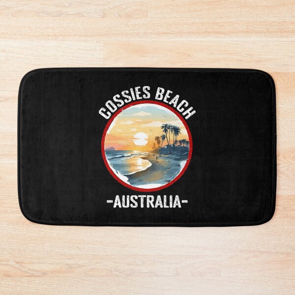 Item preview, Cossies Beach - Australia (with White Lettering) designed and sold by VelvetRoom.