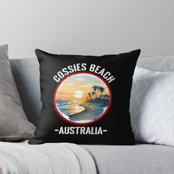 Item preview, Cossies Beach - Australia (with White Lettering) designed and sold by VelvetRoom.