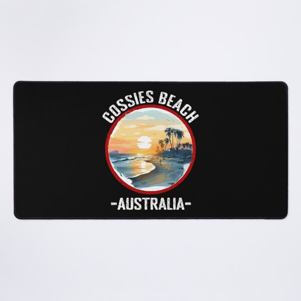 Item preview, Cossies Beach - Australia (with White Lettering) designed and sold by VelvetRoom.