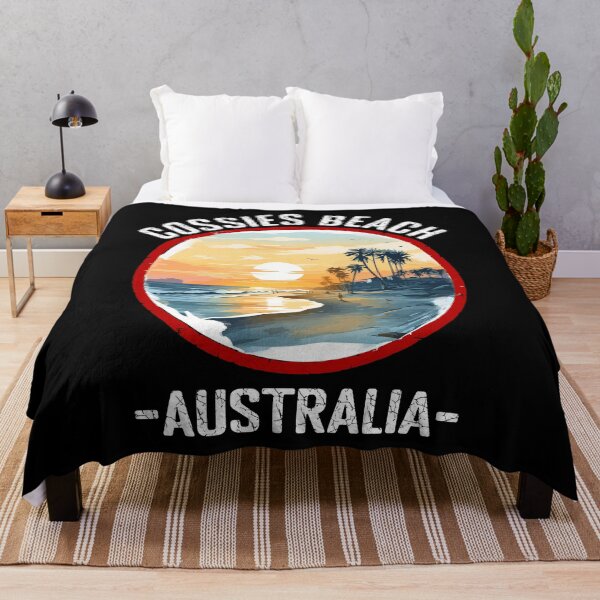 Item preview, Cossies Beach - Australia (with White Lettering) designed and sold by VelvetRoom.