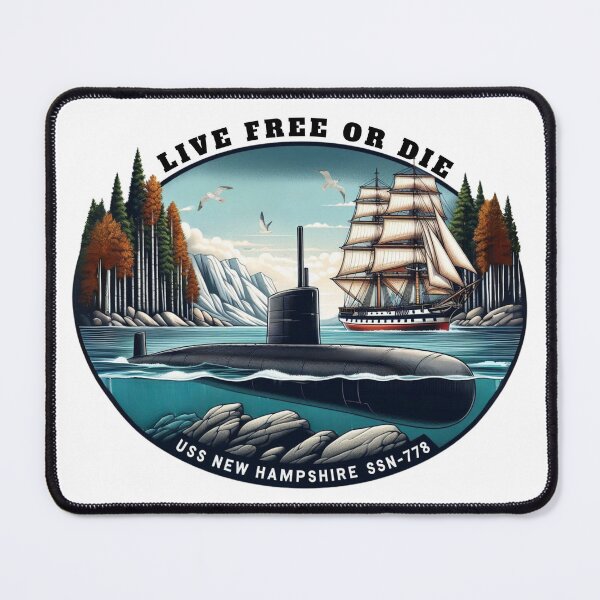 Item preview, Navy Submarine USS New Hampshire SSN-778 designed and sold by Warhead Collective.