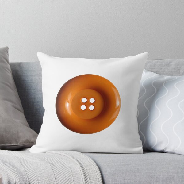 Item preview, Orange Button designed and sold by sofisstickerbox.