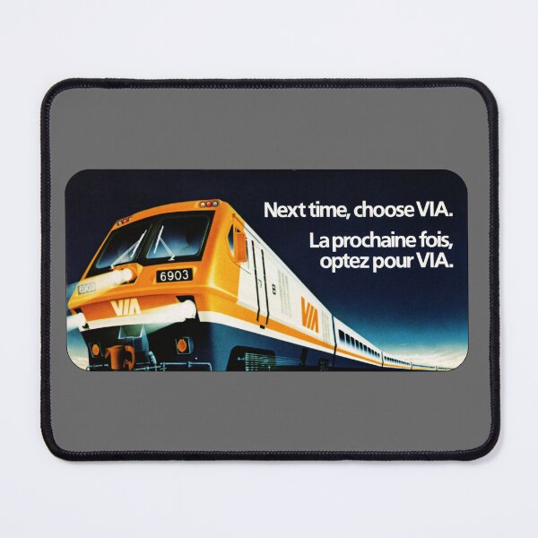 Item preview, Next time, choose VIA. Canadian 1980s advertisement designed and sold by Kingston Sub by Jason Shron.