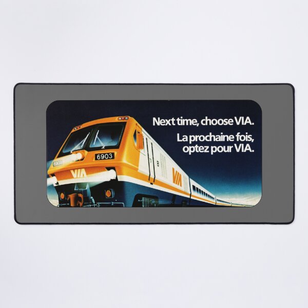 Item preview, Next time, choose VIA. Canadian 1980s advertisement designed and sold by Kingston Sub by Jason Shron.