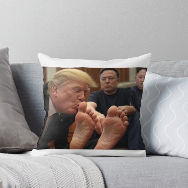 Item preview, Trump Kissing Elon Musk's Feet designed and sold by CrystalCoastNC.
