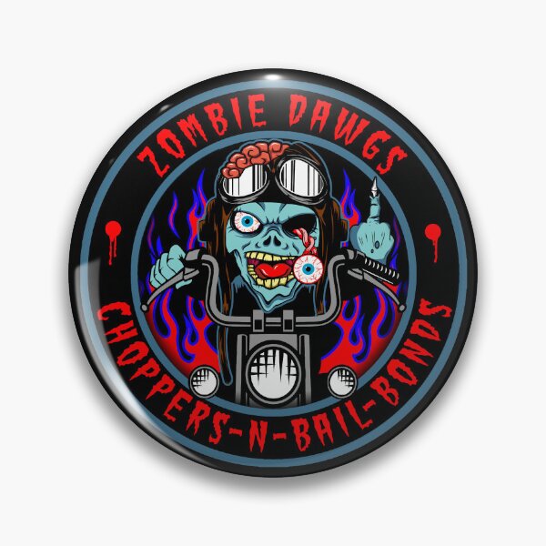 Item preview, ZOMBIE DAWGS - CHOPPERS N BAIL BONDS designed and sold by Garden Of Nightmares.