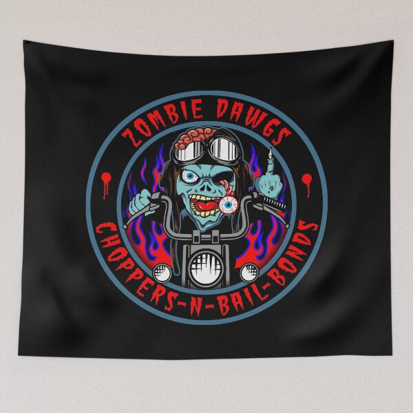 Item preview, ZOMBIE DAWGS - CHOPPERS N BAIL BONDS designed and sold by Garden Of Nightmares.