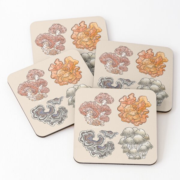 Item preview, Unique Mushrooms designed and sold by doodletokki.