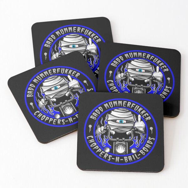 Item preview, BADD MUMMERFUKKER - CHOPPERS N BAIL BONDS designed and sold by Garden Of Nightmares.