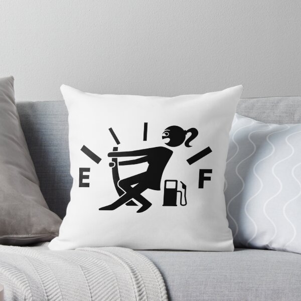 Item preview, Woman empty tank - no fuel - fuel gauge (black) designed and sold by VEB Ostladen.