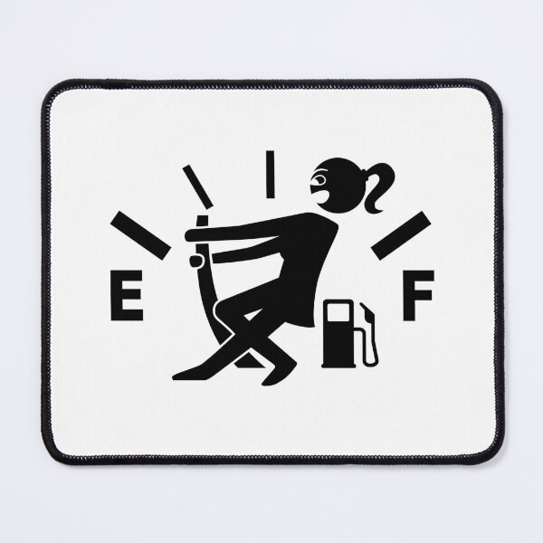 Item preview, Woman empty tank - no fuel - fuel gauge (black) designed and sold by VEB Ostladen.