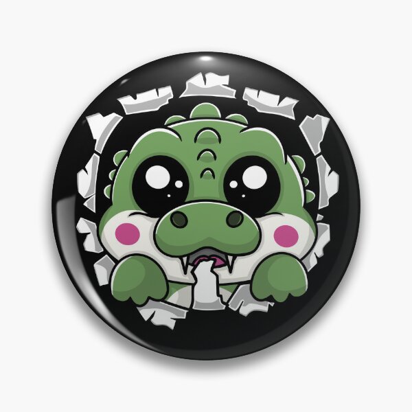 Item preview, Kawaii Alligator Chewing Through designed and sold by eternallygifted.