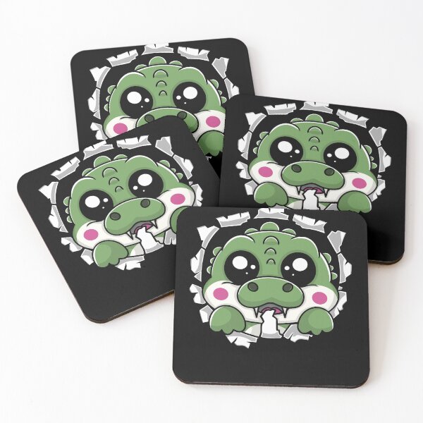 Item preview, Kawaii Alligator Chewing Through designed and sold by eternallygifted.