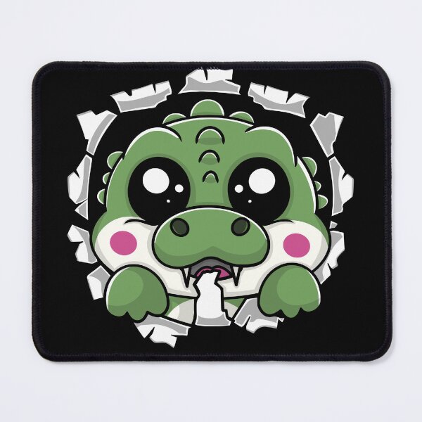 Item preview, Kawaii Alligator Chewing Through designed and sold by eternallygifted.