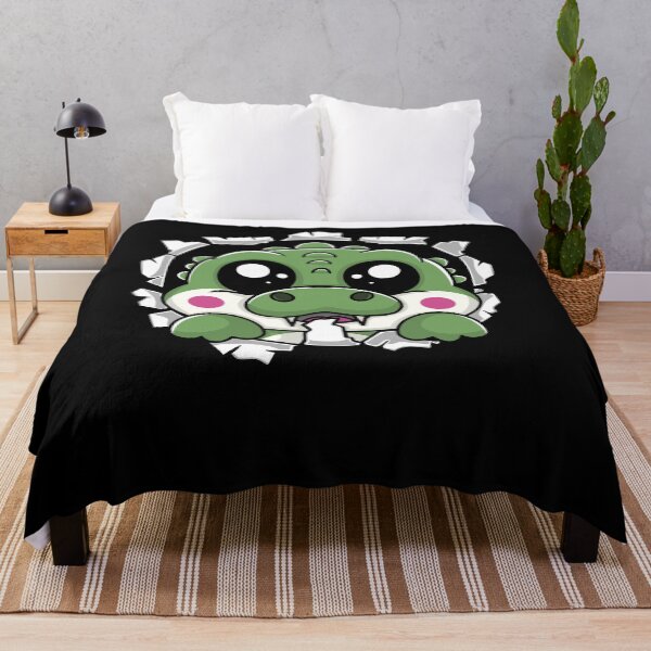 Item preview, Kawaii Alligator Chewing Through designed and sold by eternallygifted.