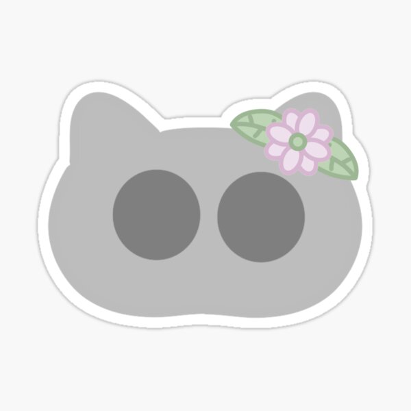 Aperçu de l'œuvre Chat gris avec une fleur créée et vendue par bxnnylotus.