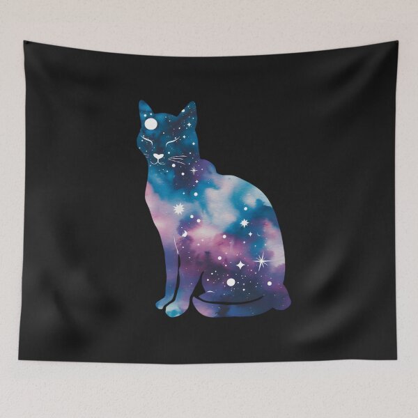 Artikelvorschau, Weltraum-Galaxie-Katze entworfen und verkauft von GogoGrove.
