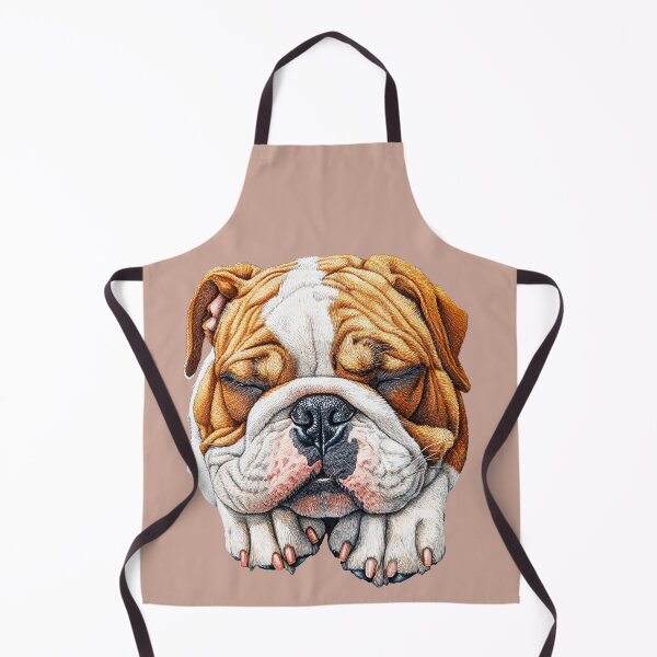 Item preview, Sleeping English Bulldog - Realistic Pet Art - cut out along the outlines  designed and sold by SteadyRolling.